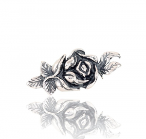 Серебряная брошь