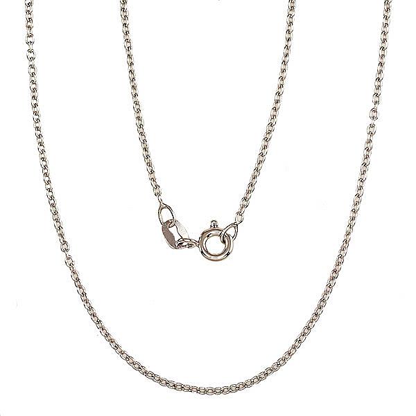 Silver chain Anchor round 1,1 mm