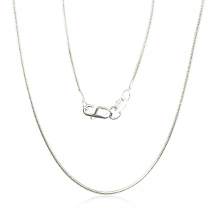 Silver chain Snake 1 mm