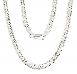 Серебряная цепочка Мона-лиза 4,9 мм, алмазная обработка граней