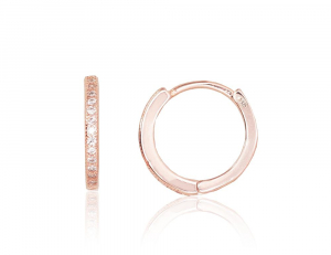 Silver hoop earrings