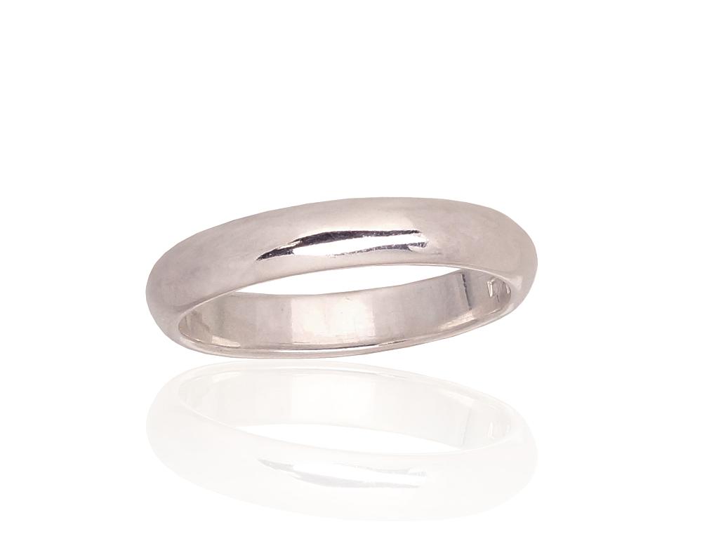 Silver wedding ring