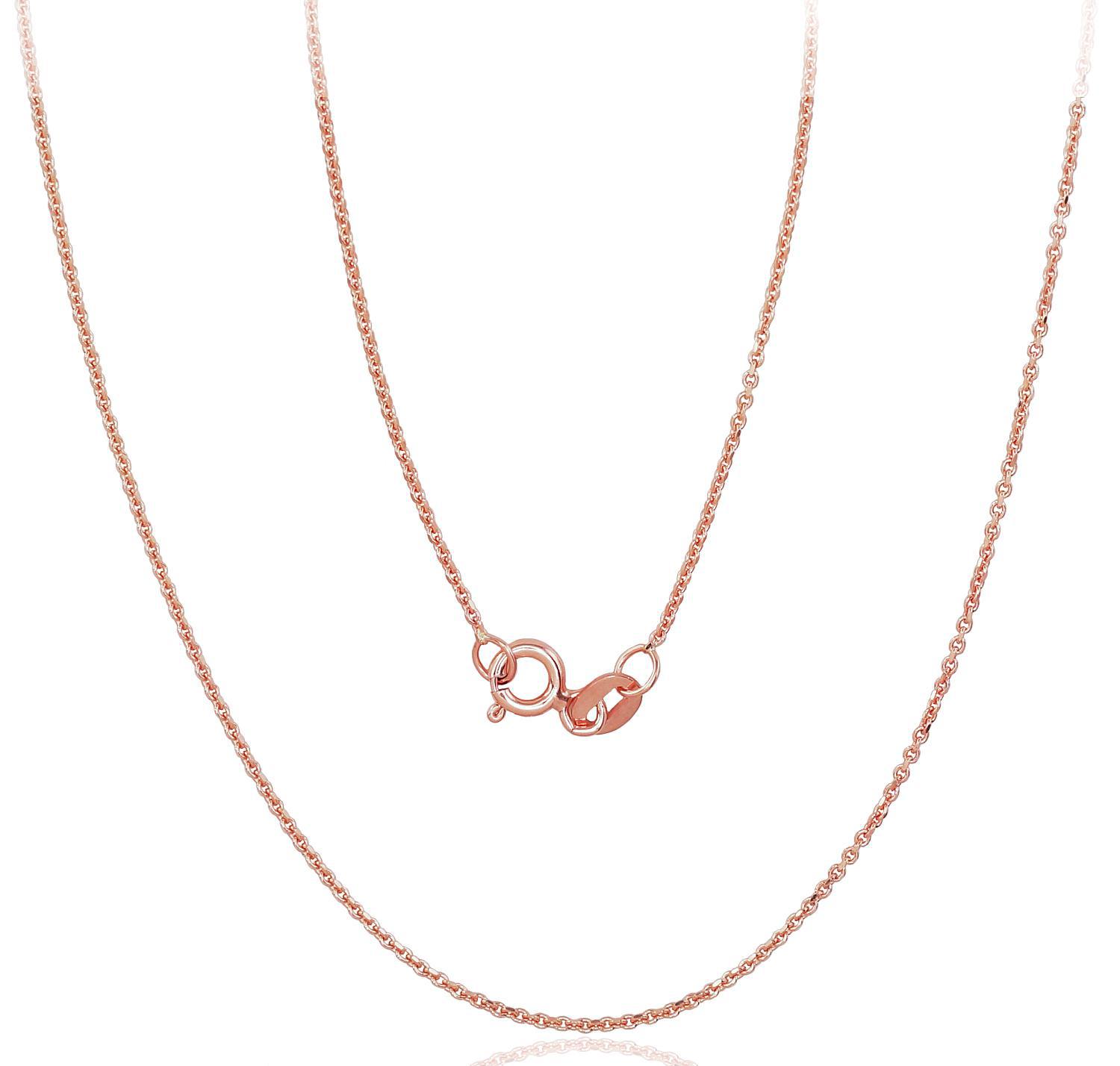 Gold chain Anchor 1 mm