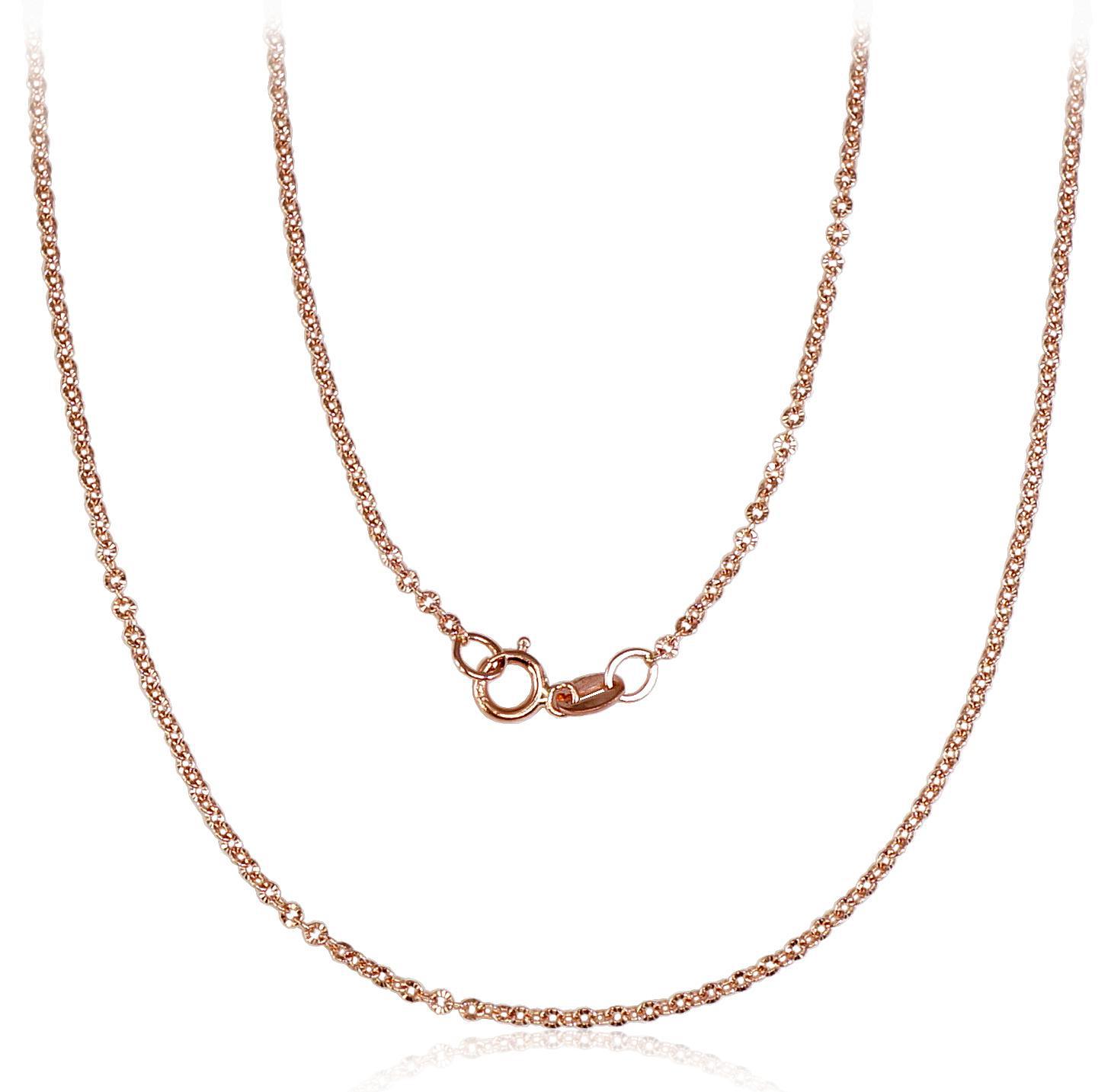 Gold chain Anchor 1.4 mm, diamond cut