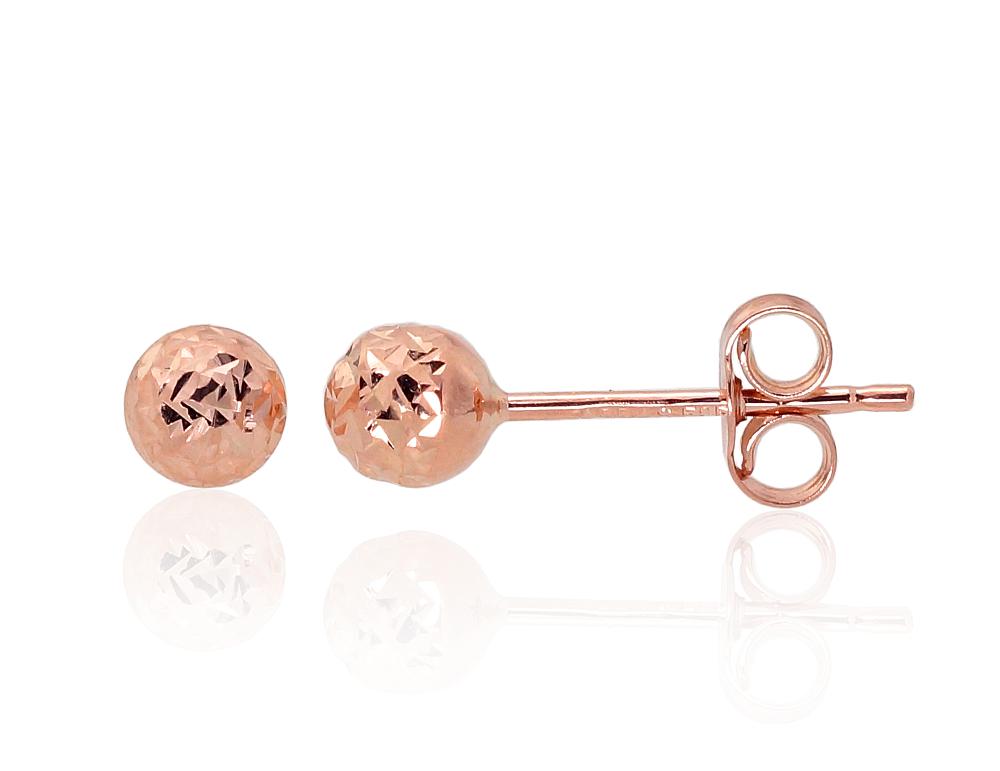 Gold classic studs earrings