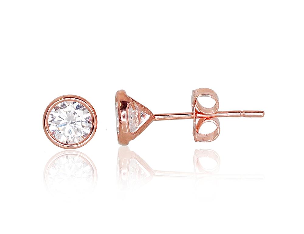 Gold classic studs earrings