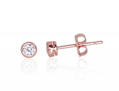 Gold classic studs earrings