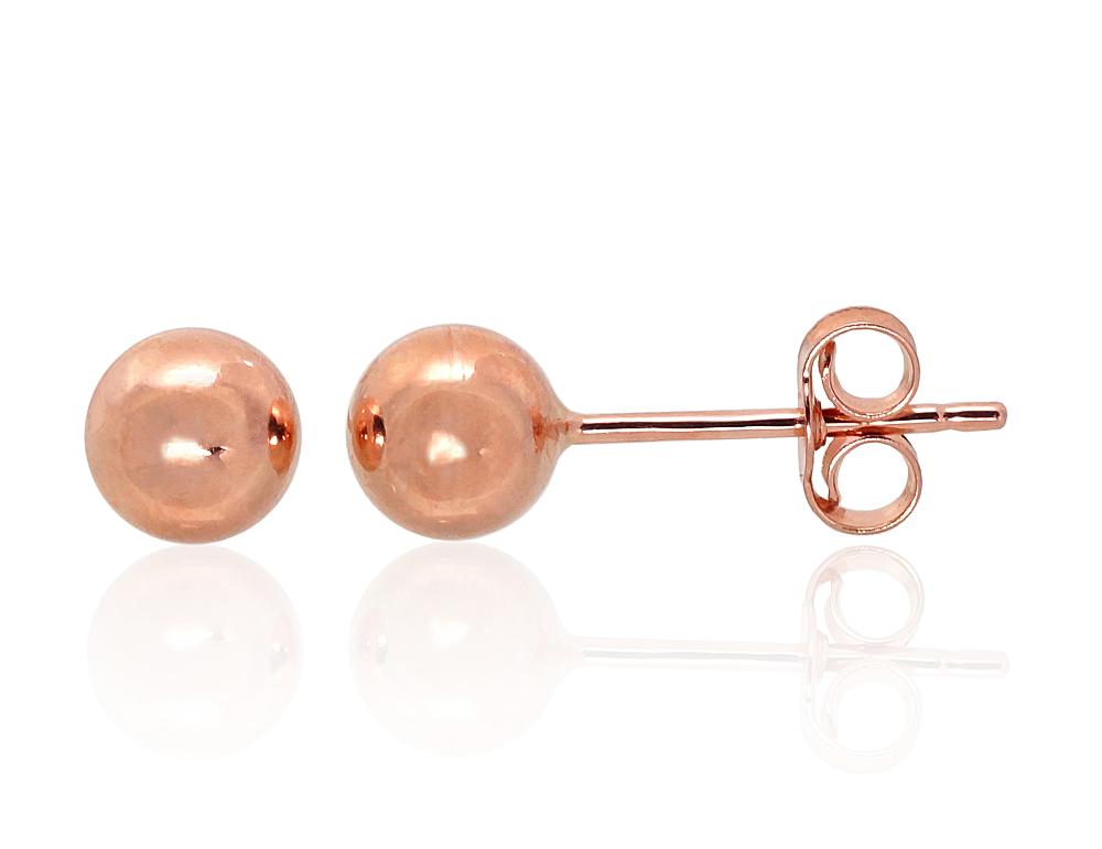 Gold classic studs earrings