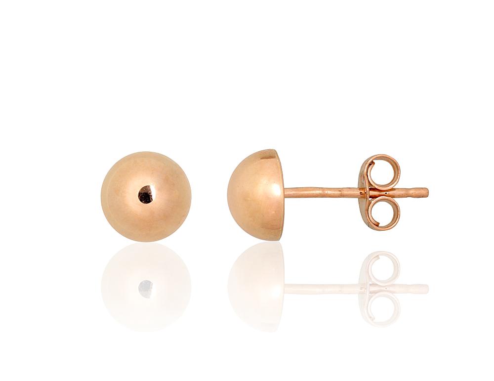 Gold classic studs earrings