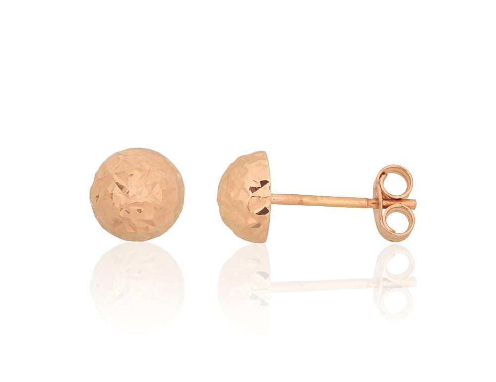 Gold classic studs earrings