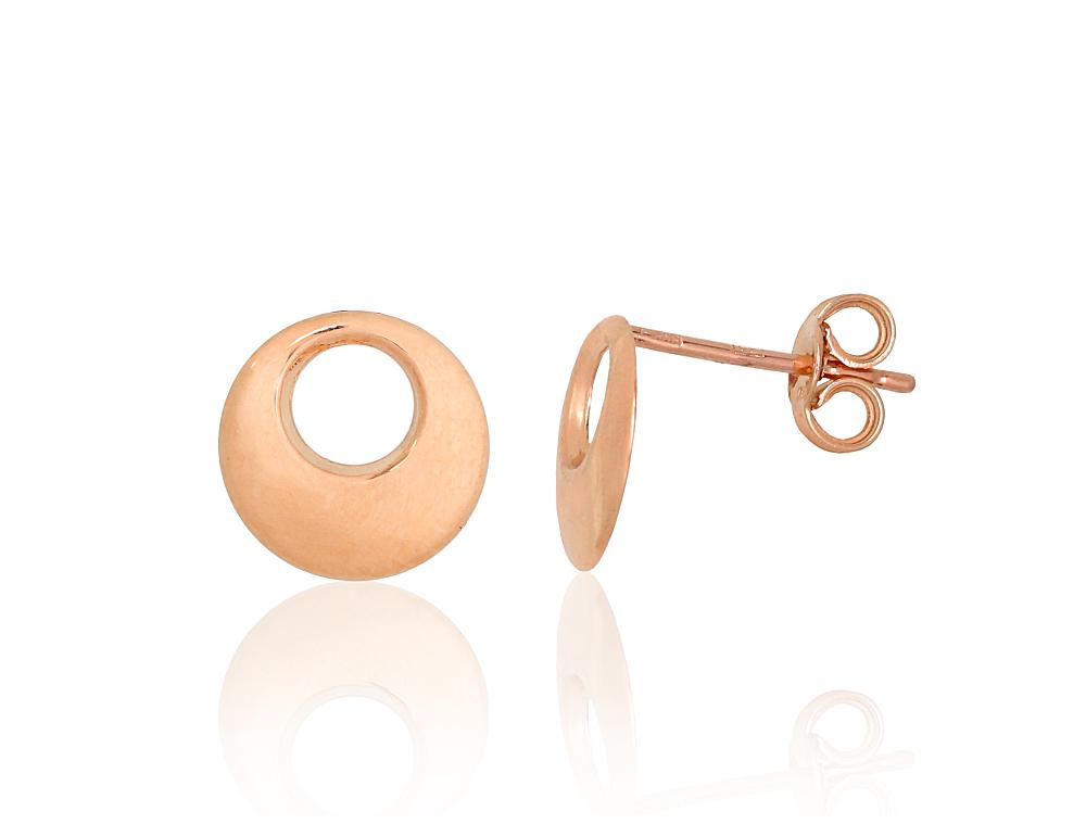 Gold classic studs earrings