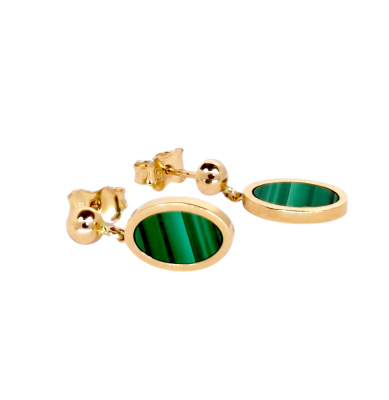 Gold earrings