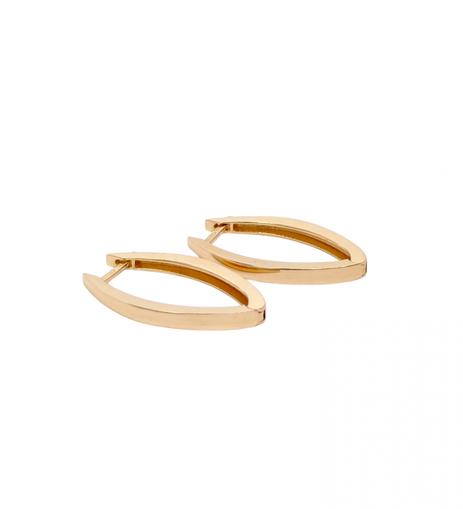 Gold earrings