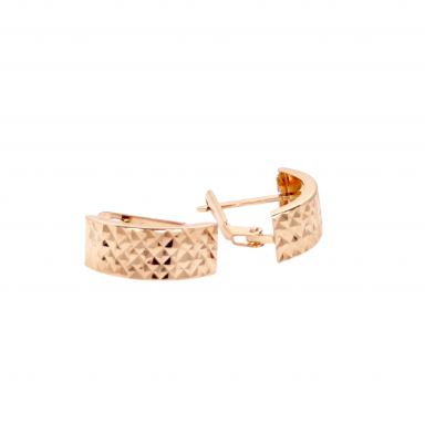 Gold earrings