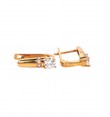 Gold earrings