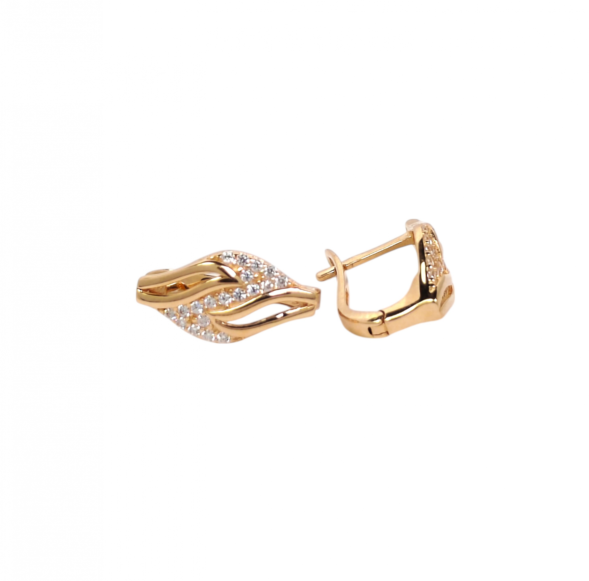 Gold earrings