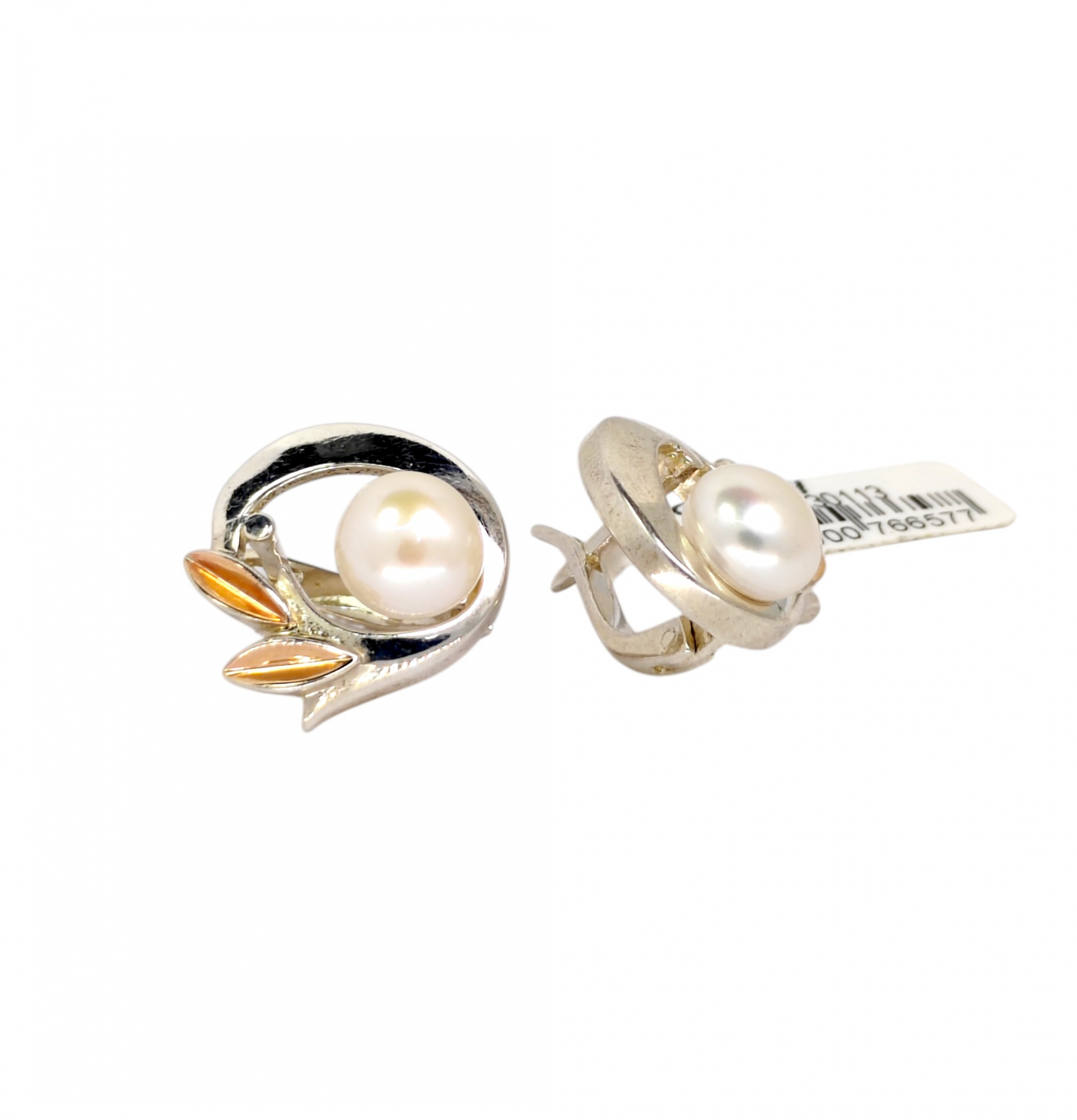 Silver earrings