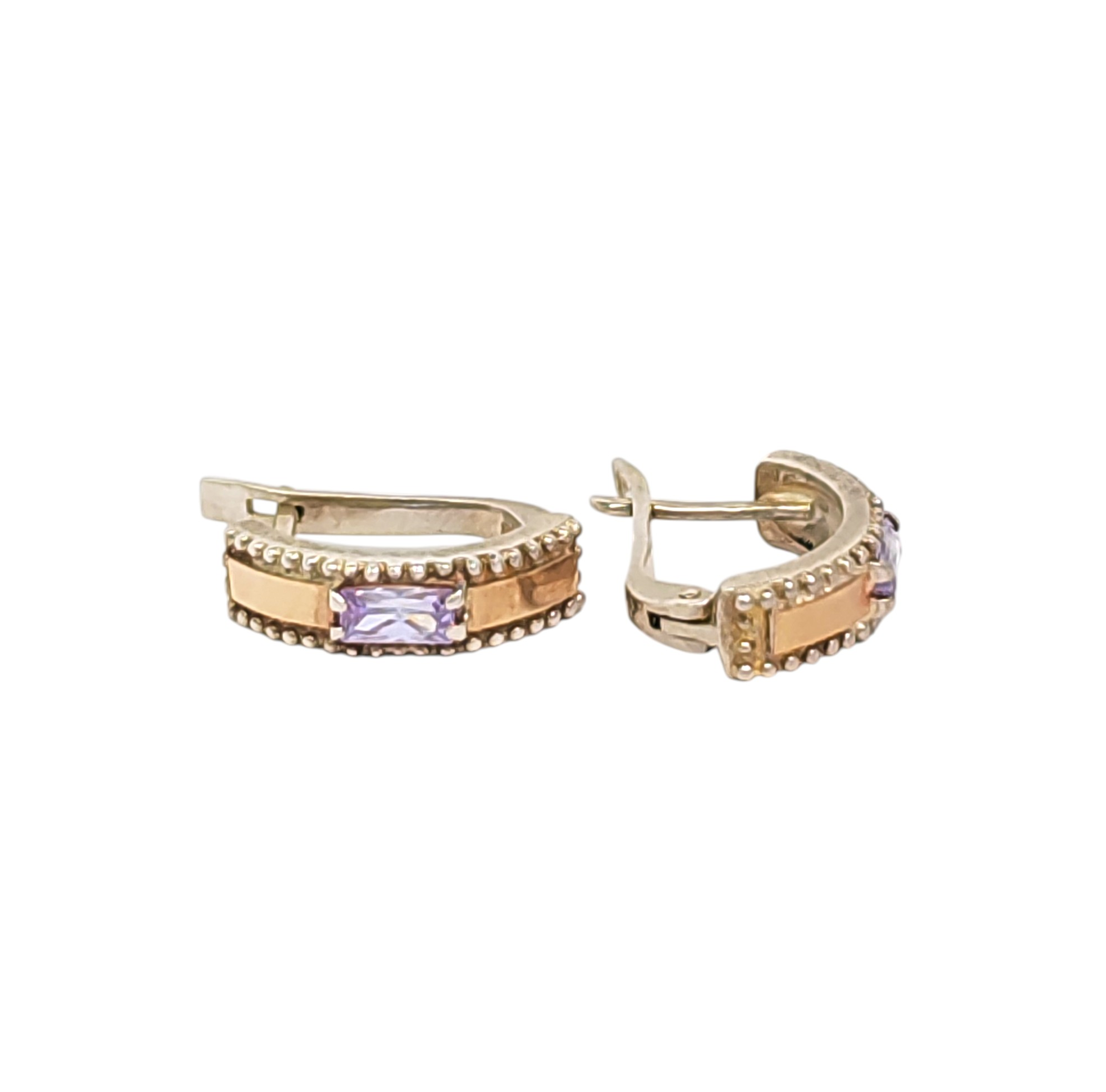 Silver earrings