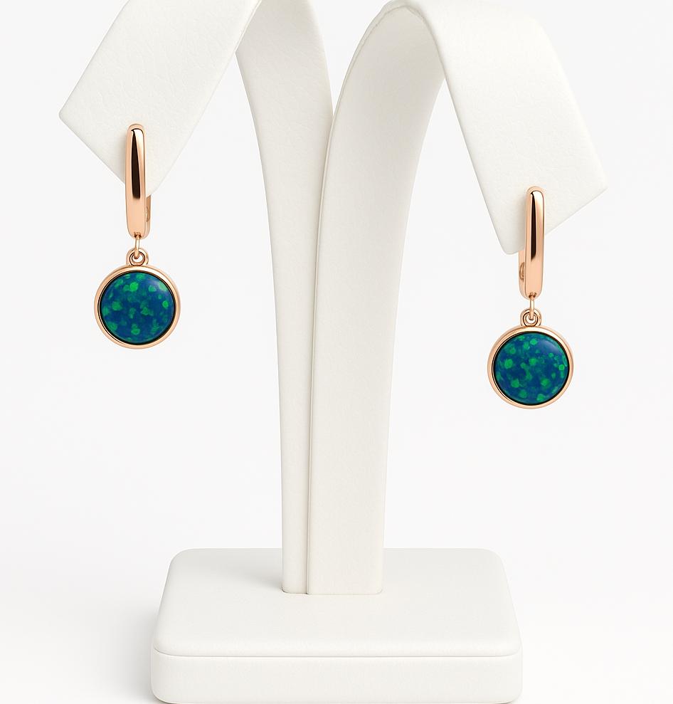 Gold earrings