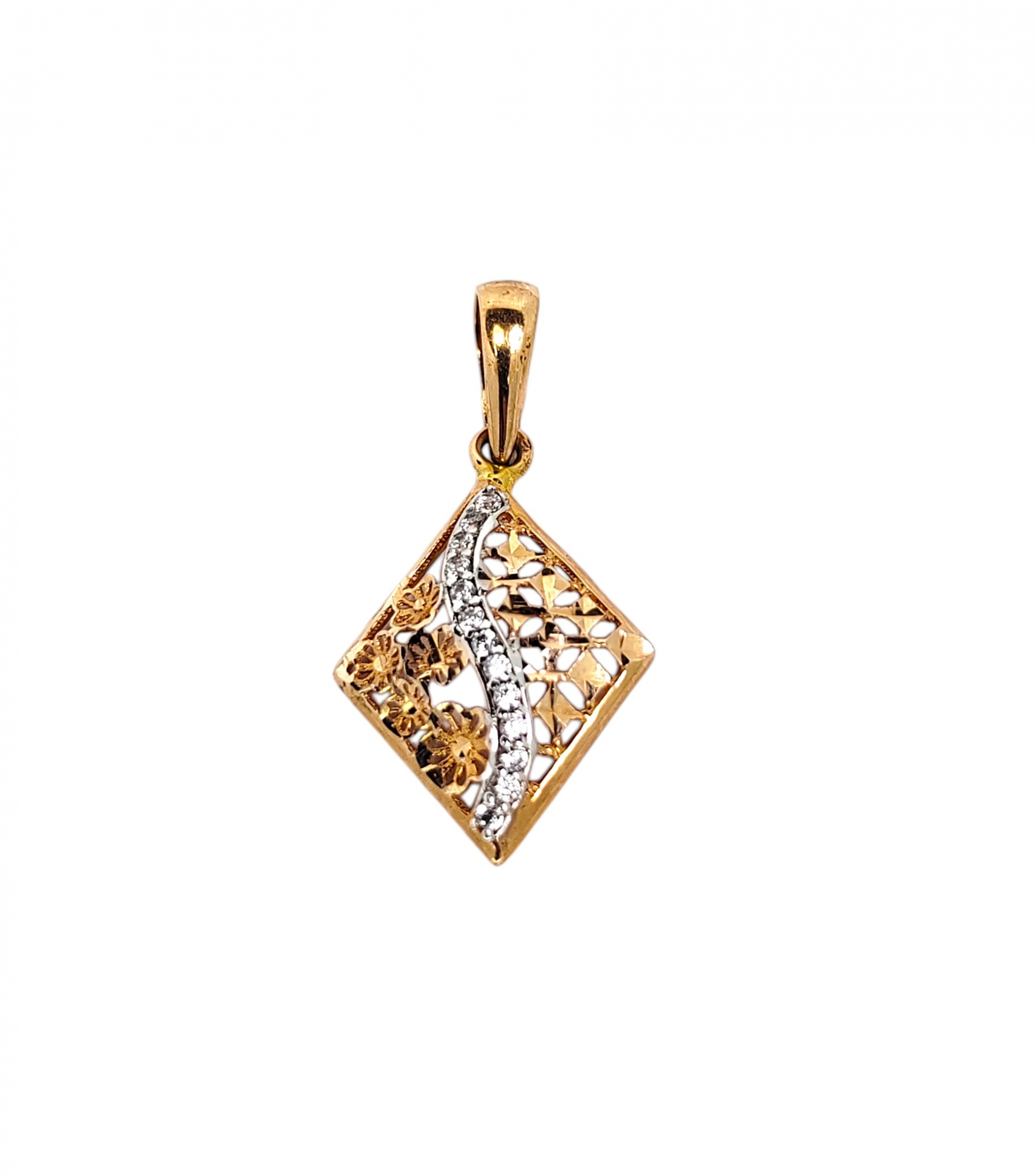 Golden pendant
