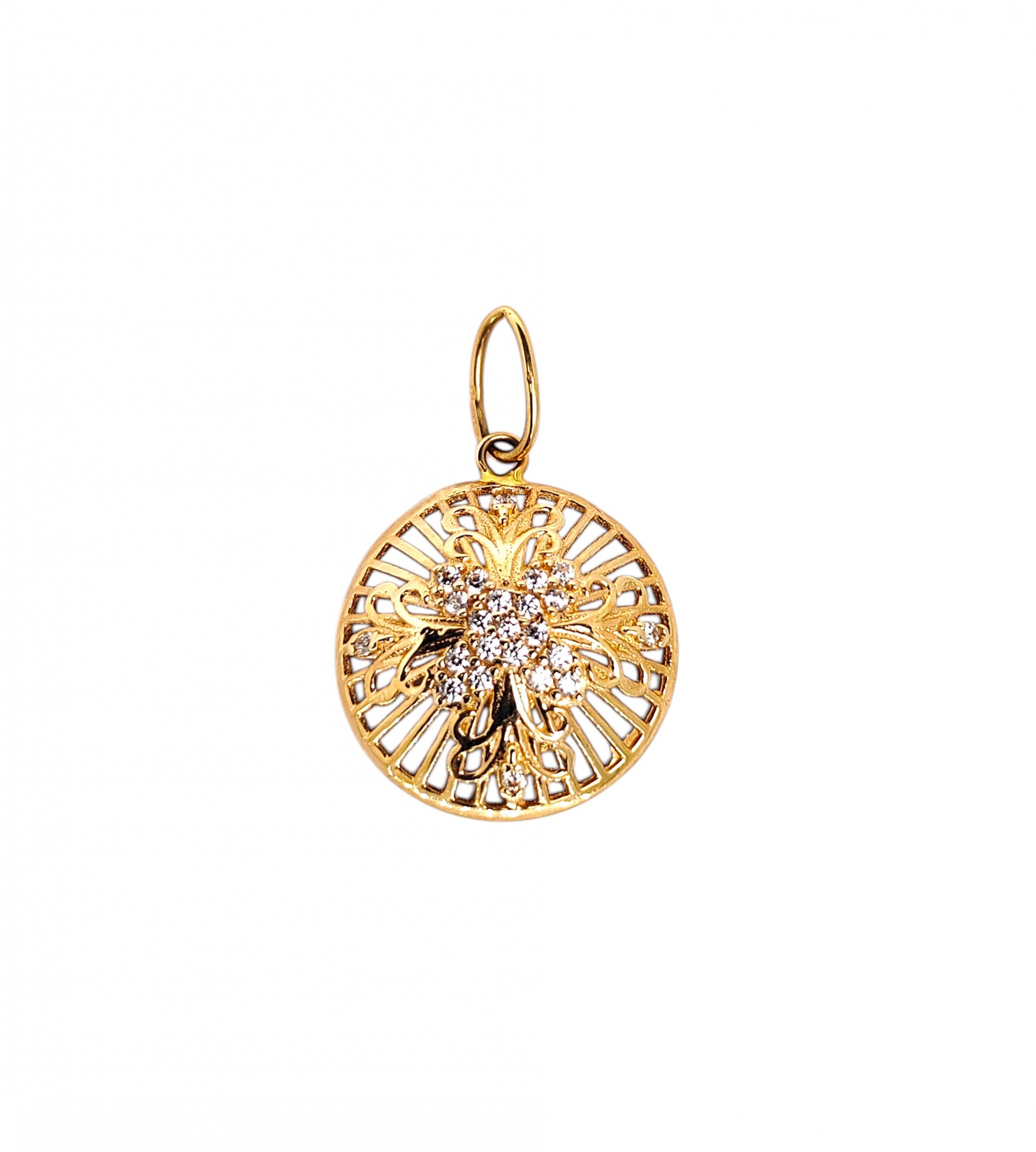 Golden pendant